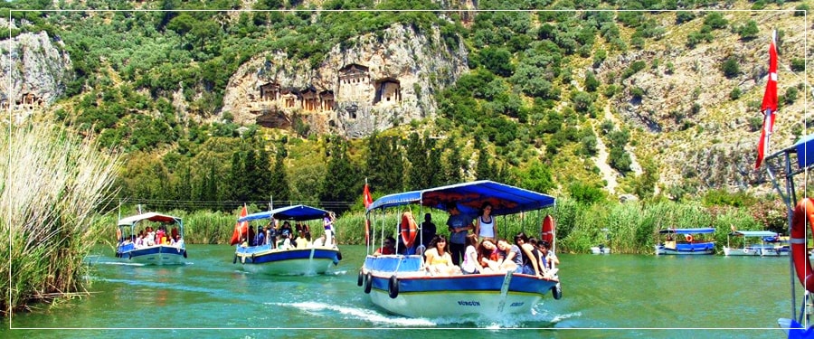 Marmaris Port Tours (Shore Excursions) : Private Tour to Dalyan River Cruise, Iztuzu Beach, Mud Bath, Panoramic View of Caunos